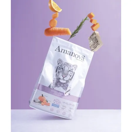 Amanova Cat Sterilised Fish Delicacy - biała ryba 1,5kg-2040327
