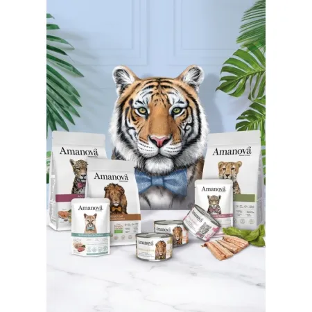 Amanova Cat Sterilised Fish Delicacy - biała ryba 1,5kg-2040329