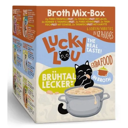 Lucky Lou Extrafood Broth-Mix-Box Multipack w bulionie saszetki 12x70g-2040389