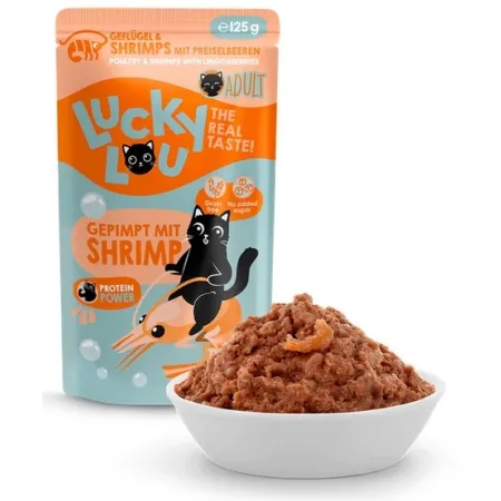 Lucky Lou Lifestage Adult Drób i krewetki saszetka 125g