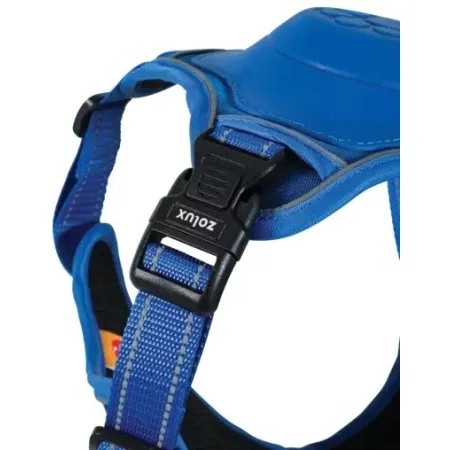 Zolux Szelki ze smyczą automatyczną Easyride S niebieskie-2040416