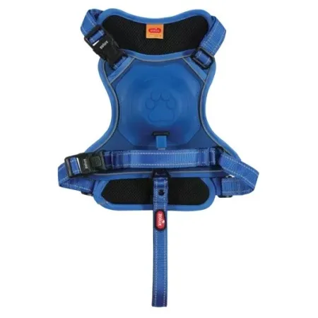 Zolux Szelki ze smyczą automatyczną Easyride L niebieskie