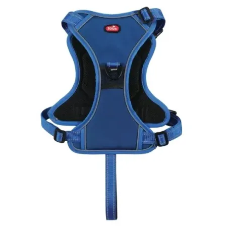 Zolux Szelki ze smyczą automatyczną Easyride XL niebieskie-2040432