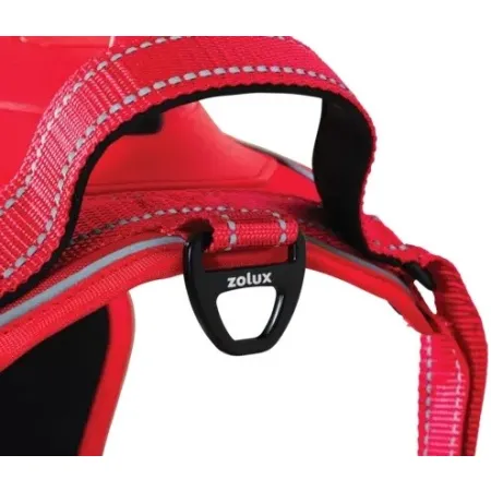 Zolux Szelki ze smyczą automatyczną Easyride XS czerwone-2040444