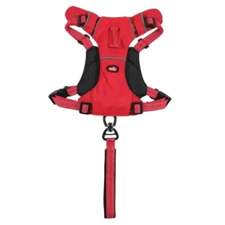 Zolux Szelki ze smyczą automatyczną Easyride M czerwone-2040457