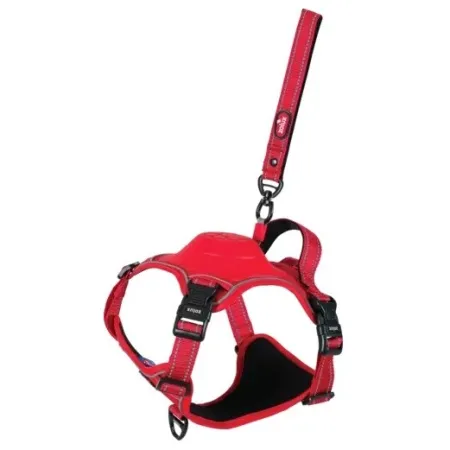 Zolux Szelki ze smyczą automatyczną Easyride XL czerwone-2040476