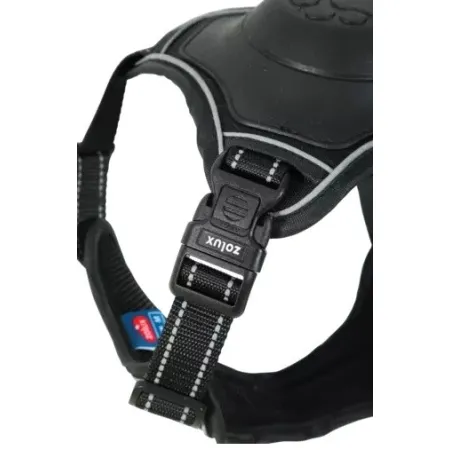 Zolux Szelki ze smyczą automatyczną Easyride XS czarne-2040488