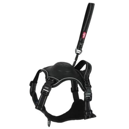 Zolux Szelki ze smyczą automatyczną Easyride S czarne-2040492