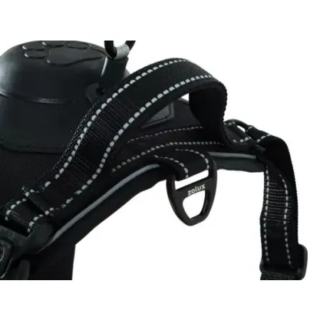 Zolux Szelki ze smyczą automatyczną Easyride XL czarne-2040517