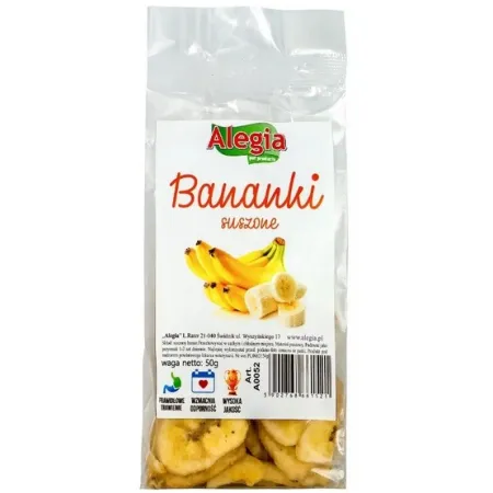 Alegia Banany suszone 50g