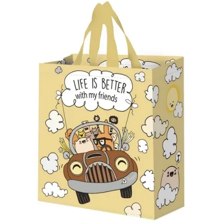 Torba Wesoły Samochodzik 14L kremowy