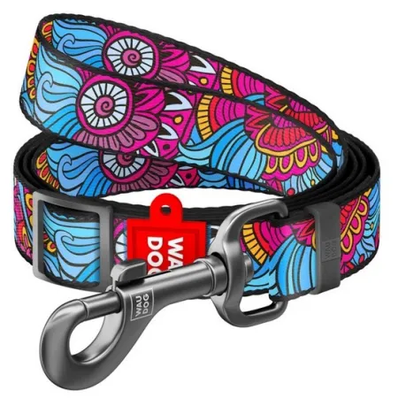 Collar WauDog Nylon Smycz nylonowa regulowana 25mm/152-183cm, wzór LATO
