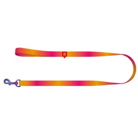 Collar WauDog Recycled Smycz nylonowa, gradient L-XXL 25mm/122cm pomarańczowy-2040892