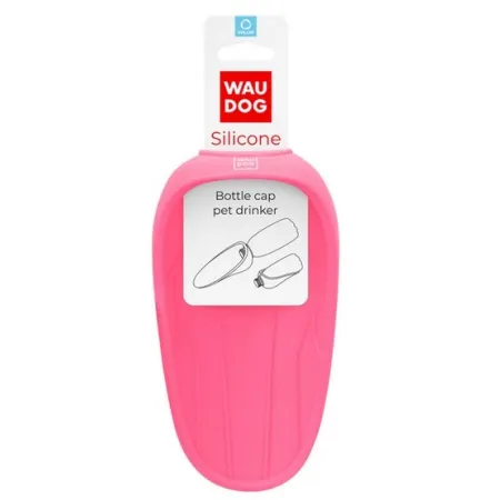 Collar WauDog Silicone Dysza do picia - końcówka 165x90mm różowa