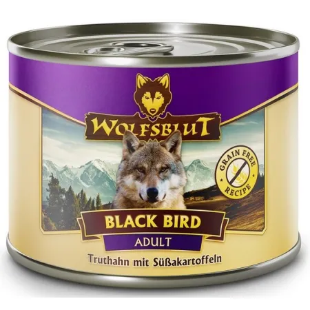 Wolfsblut Dog Black Bird - indyk i bataty puszka 200g