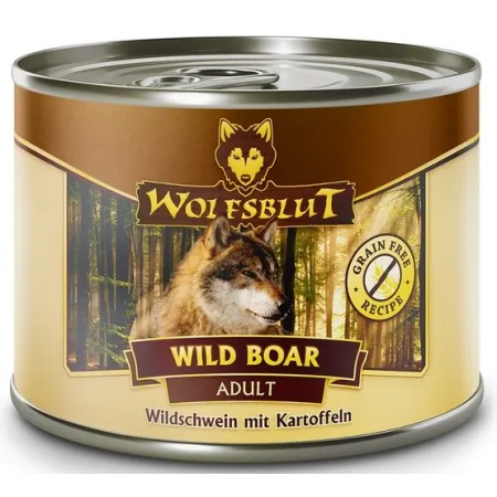 Wolfsblut Dog Wild Boar - dziczyzna i ziemniaki puszka 200g
