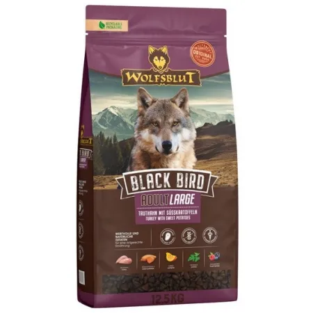 Wolfsblut Dog Black Bird Adult Large - indyk i bataty 12,5kg-2041107