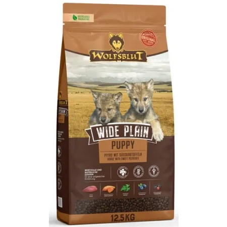 Wolfsblut Dog Wide Plain Puppy - konina i bataty 12,5kg-2041133