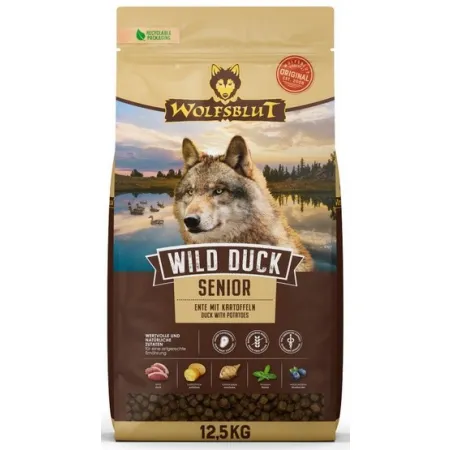 Wolfsblut Dog Wild Duck Senior - kaczka i bataty 12,5kg