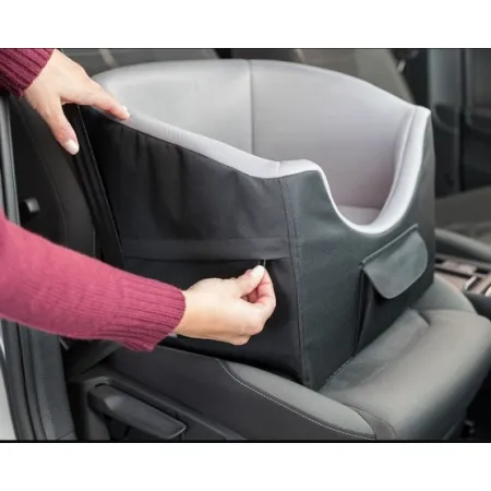 Trixie Siedzisko samochodowe dla psa 41x39x42cm czarno-szare [TX-13176]-2041163