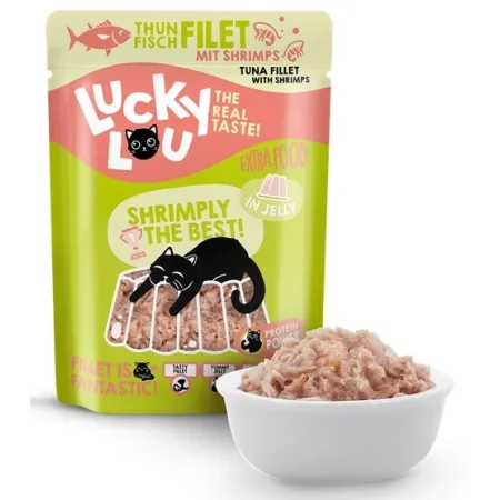 Lucky Lou Extrafood Tuńczyk i krewetki w galaretce saszetka 70g