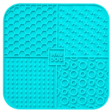 Collar WauDog Silicone Mata do lizania 19x19x1cm niebieska