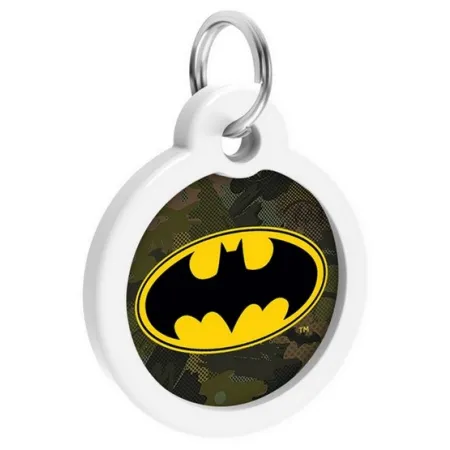Collar WauDog Smart ID Zawieszka z QR-paszportem okrągła 3cm batman zielony-2041313