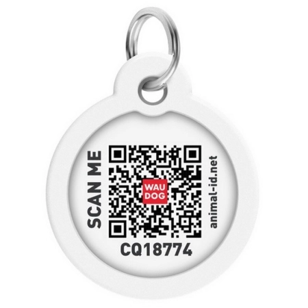 Collar WauDog Smart ID Zawieszka z QR-paszportem okrągła 3cm futrzane potwory-2041320