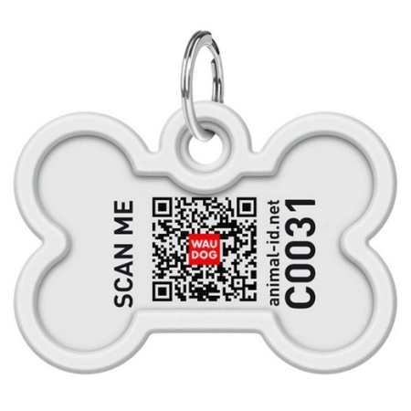 Collar WauDog Smart ID Zawieszka z QR-paszportem kość 4x3cm futrzane potwory-2041348