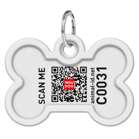 Collar WauDog Smart ID Zawieszka z QR-paszportem kość 4x3cm geometria-2041352