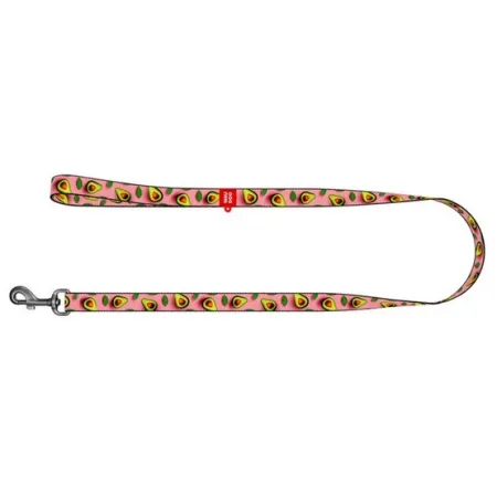 Collar WauDog Nylon Smycz nylonowa S 15mm/200cm, wzór AWOKADO NA RÓŻU-2041423