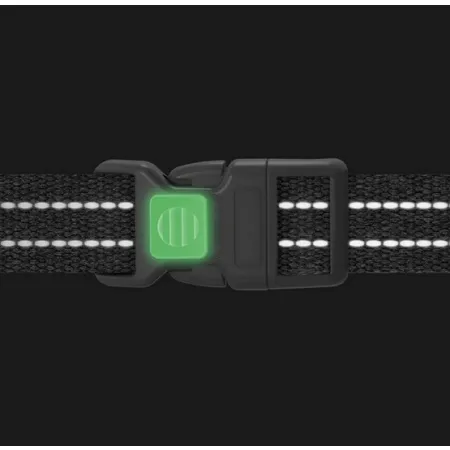 Collar WauDog Re-Cotton Szelki z rączką z regenerowanej bawełny anatomiczne w kształcie litery H, odblaskowe z QR-pa