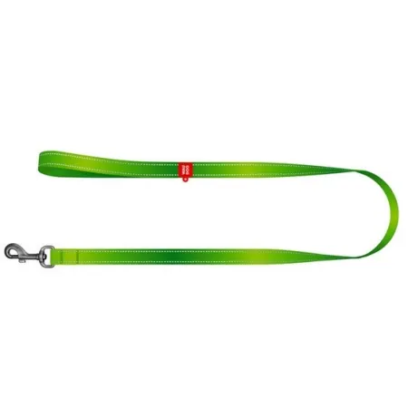 Collar WauDog Nylon Mono Smycz nylonowa odblaskowa M 20mm/200cm jasnozielona-2041476