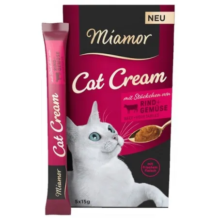 Miamor Cat Cream Wolowina i warzywa 5x15g