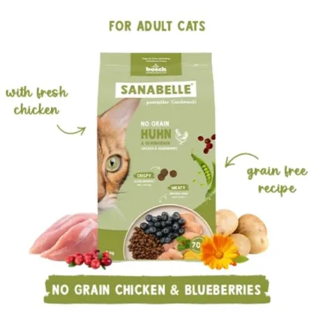 Sanabelle Adult No Grain Huhn - bezzbożowa z kurczakiem 400g-2041605