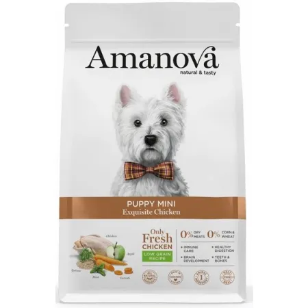 Amanova Dog Puppy Mini Exquisite Chicken - kurczak 500g