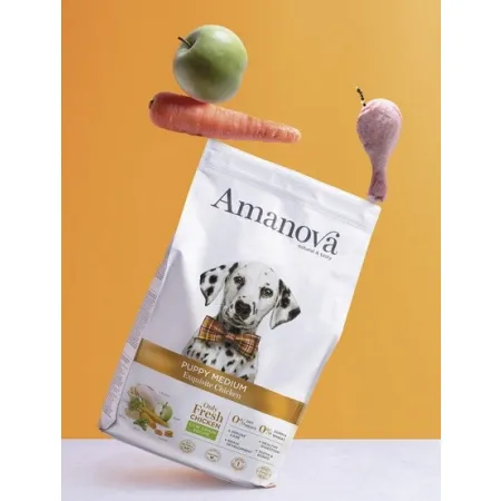 Amanova Dog Puppy Medium Exquisite Chicken - kurczak 2kg-2041630
