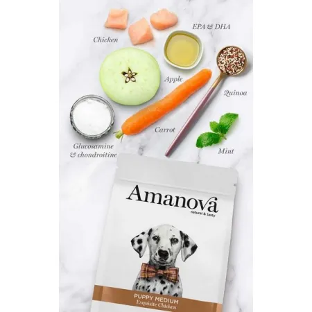 Amanova Dog Puppy Medium Exquisite Chicken - kurczak 12kg-2041635