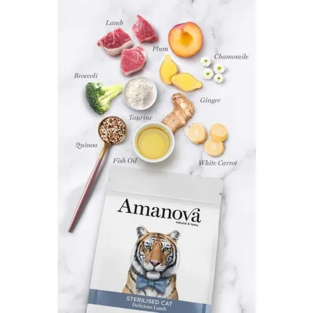 Amanova Cat Sterilised Delicious Lamb - jagnięcina 4kg-2041652