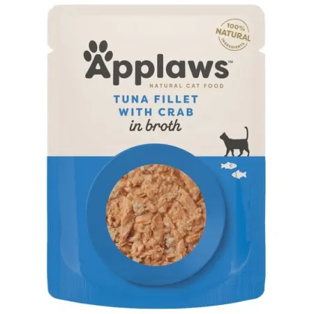 Applaws saszetka dla kota Tuńczyk z Krabem w rosole 70g
