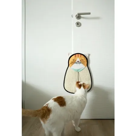 Zolux Chatouille Drapka do powieszenia kot z sizalu z zabawką 54cm-2041756