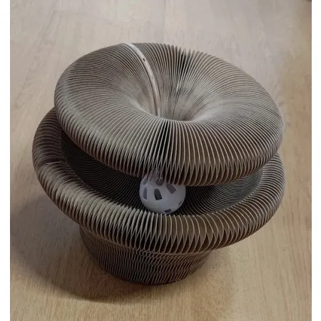 Zolux Chatouille Drapka tekturowa składana łapka z piłką i kocimiętką-2041769