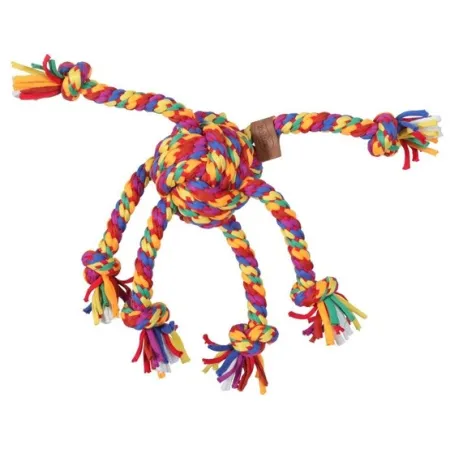 Zolux Zabawka dla psa szarpak ośmiornica sznur Rainbow 38cm