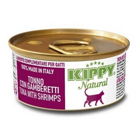 Kippy Natural Tuna & Shrimps - tuńczyk i krewetki puszka 70g