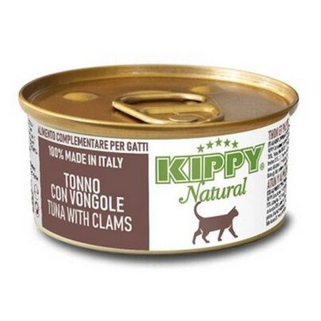 Kippy Natural Tuna & Clams - tuńczyk i małże puszka 70g