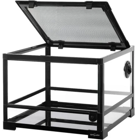 Repti-Zoo Glass Terrarium 45x45x32cm - szklane terrarium z metalową siatką-2042028