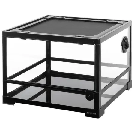 Repti-Zoo Glass Terrarium 45x45x32cm - szklane terrarium z metalową siatką-2042036