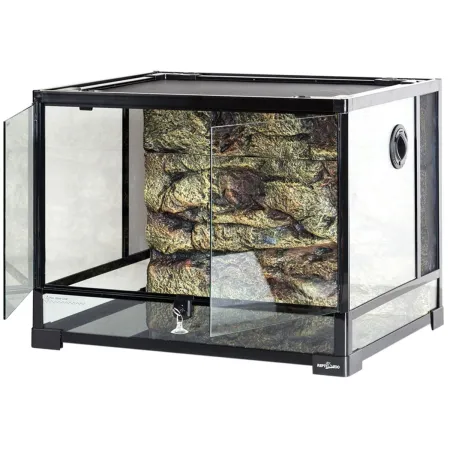 Repti-Zoo Glass Terrarium 60x45x45cm - szklane terrarium z metalową siatką-2042055