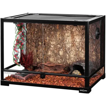 Repti-Zoo Glass Terrarium 60x45x45cm - szklane terrarium z metalową siatką-2042058