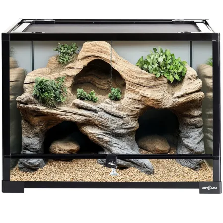 Repti-Zoo Glass Terrarium 60x45x45cm - szklane terrarium z metalową siatką-2042059